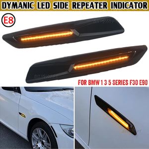 Voor BMW F10 Sequentiële Dynamische Flash Amber LED Spatbord Zijmarkeringslicht Voor BMW F30 E90 E91 E92 E93 e46 E60 E61 Richtingaanwijzer Lamp