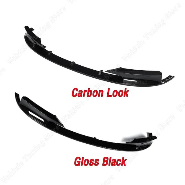 Para BMW F30 F31 F35 M Sports Car Bumper Bumper Lip Body Body Spoiler divisor Gloss Black Canard Lip Diffuser 2012-2018 Tuning