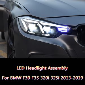 Voor BMW F30 F35 LED -autoproplamp Draai Signaal 320i 325i Voorlamp koplichten Auto onderdeel DRL Daytime Running Light Angel Eye Projector Lens