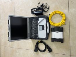 Pour BMW ICOM NEXT A3 outil de programmation de Diagnostic avec V2024 D4.45 SSD dans un ordinateur portable Toughbook CF-31 prêt à l'emploi