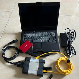 Para BMW ICOM Next USB Wifi Auto Diagnostic Programming Tool A2 con computadora de segunda mano CF53 I5 8G Toughbook laptop 1TB HDD SSD V05.2024 Soft/Ware listo para trabajar