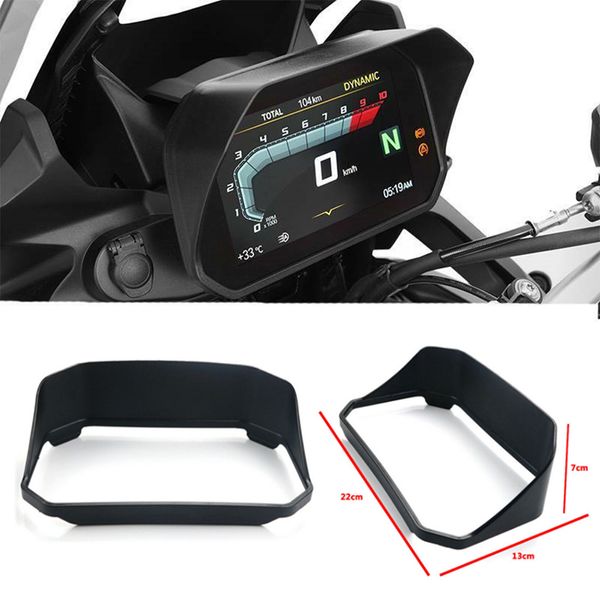 Pour BMW R1200GS LC/ADV 2018-2019 R1250GS aventure moto Instrument compteur de vitesse chapeau pare-soleil couverture garde noir