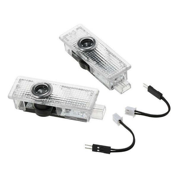 para Bmw Luz de bienvenida 5w Puerta de coche Proyector láser LED Logo Luz de sombra fantasma para E90, e46, f11, e61, e60, f31 Lámpara de proyección Coche recién llegado