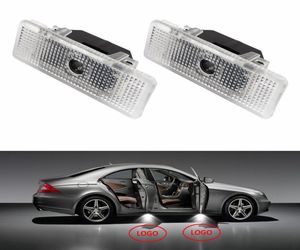 Lampe LED pour porte de voiture, 2 pièces, pour BMW X5 E53 E39 Z8, lumière de bienvenue, projecteur Laser de courtoisie, Logo 3D, ombre fantôme, 1077306
