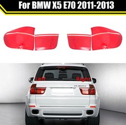 Para BMW X5 E70 2011-2013, carcasa de luz trasera de coche, carcasa de luces de freno, reemplazo de carcasa de lámpara trasera de coche, máscara de pantalla