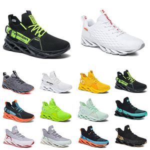 Pour chaussures respirantes hommes course confortable jogging triple noir blanc rouge jaune néon gris orange baskets de sport taille 7-11 GAI 952 Comtable