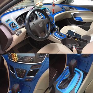 Pour Buick Regal 2014-2016 voiture-style 3D 5D en Fiber de carbone voiture intérieur Console centrale changement de couleur moulage autocollant Decals223W