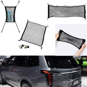 Voor Cadillac XT6 2019-2023 Auto Auto Voertuig Zwart achterste kofferbak Bagage Bagage Organisator Opslag Nylon Gewoon verticaal stoelnet