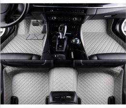 Pour tapis de sol de voiture Kia Forte Optima Rio Soul Sportage Niro 20082019Tapis de sol de voiture doublure avant arrière imperméable Mat1843233