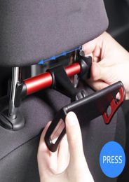 Pour le porte-oreiller arrière de la voiture Porte-téléphonie Multifonctionnel Lazy Rotation Véhicule Souge Bargard arrière Tablet Tablet support support 9568011