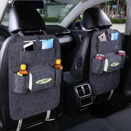 Voor Autostoel Terug Opbergtas Pad Cups Opslag Houder Stof Kind Anti-kick 2023 Nieuwe Auto Seat organizer Box