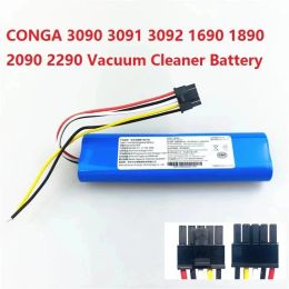 Pour Cecotec Conga 3090 3091 3092 1690 1890 2090 Robot aspirateur Batterie Pack de remplacement accessoires 14,4 volts 12800mAh