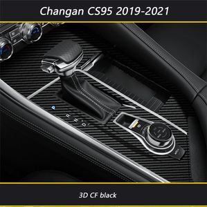 Pour Changan CS95 2019-2021 autocollants de voiture auto-adhésifs en Fiber de carbone vinyle autocollants et décalcomanies de voiture accessoires de style de voiture