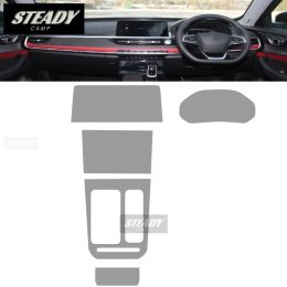 Voor Chery Tiggo 7 Pro 2020-2022 2023 Auto Interior Center Console Transparante TPU Beschermende film Anti-Scratch Repair Accessoires