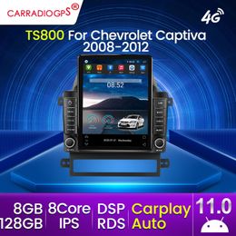 Pour Chev Captiva 2008-2012 128G Android 11 voiture Dvd Radio voiture multimédia lecteur vidéo Navigation IPS GPS RDS Carplay Auto 4G