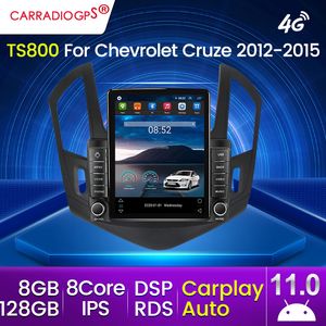 Pour Chev Cruze J300 J308 2012-2015 128G Android 11 IPS voiture Dvd Radio voiture lecteur multimédia GPS Navigation Carplay Auto 4G