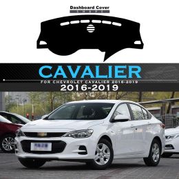 Pour Chevrolet Cavalier 2016-2019 COUVERTURE DU THEAL DES THEAL Évitez les cartes de plate-forme d'instrument à plate-forme léger Dash Carpets de tapis de protection 2018