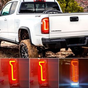 1 Ensemble pour Chevrolet Chevy Chevy Colorado 2012 2014 2014 2015 2017 2017 2017 2019 2020 2021 Feux de queue LED Lampe de queue DRL Signal Signal Frein Reverse Accessoires auto