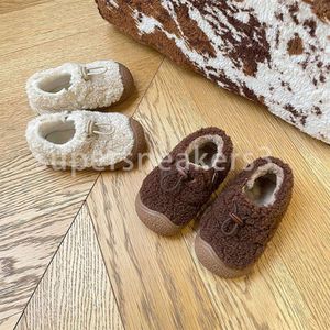 Pour les enfants, enfants 2023 isolation en peluche, hiver deux chaussures en coton, bottes de bébé à semelles souples chaussures de marche botte pour enfant,