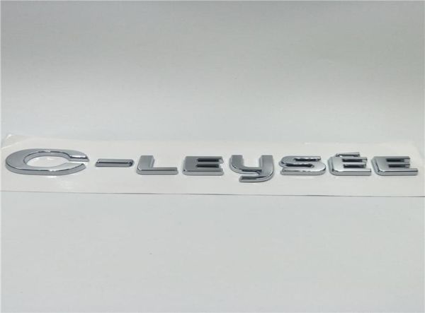 Para Citroen CElysee, pegatina de estilo de coche, emblema, insignia, etiqueta con logotipo del maletero trasero, calcomanías 5799748