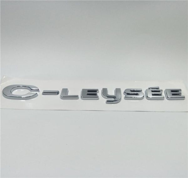 Autocollant de style de voiture pour citroën CElysee, Badge d'emblème de coffre arrière, étiquette de Logo, décalcomanies 5181152