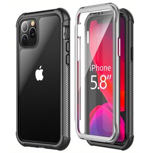 Pour Coque 12 Mini 11 Pro étui 360 Protection cristal couverture arrière pour iPhone 11Pro Xr Xs Max X étuis antichoc