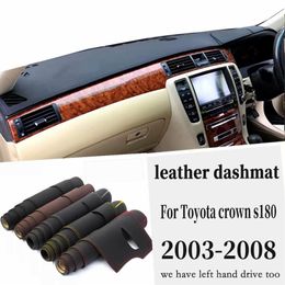 Pour couronne s180 2003 2004 2005 2006 2007 2008 Cuir Dashmat Dashboard Cover Pad Dash Mat Tapis Car Styling Accessories248Q