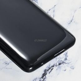 Pour Cubot Note 8 Case et protéger le boîtier de téléphone TPU noir résistant à la saleté en verre pour Cubot Note8 Couverture arrière Silione Caso Bumper