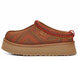 para zapatos hechos a medida hombres hechos a mano y mujeres botas y zapatillas de nieve cálidas (mujeres) Ug Tazz Maxi Tasman 'castaño'