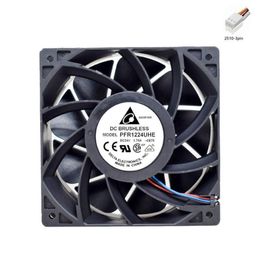 Pour Delta PFR1224UHE CE75 12CM DC 24V 1 75A 120X120X38MM FAN COLER DE REFROIDER DE SERVER 3 WIRE1 348Z