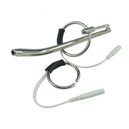 Voor DIY elektrische schok urethrale geluid hoofd ring Electro wave fysiotherapie apparatuur katheter penis plug dilatator seksspeeltje 240102