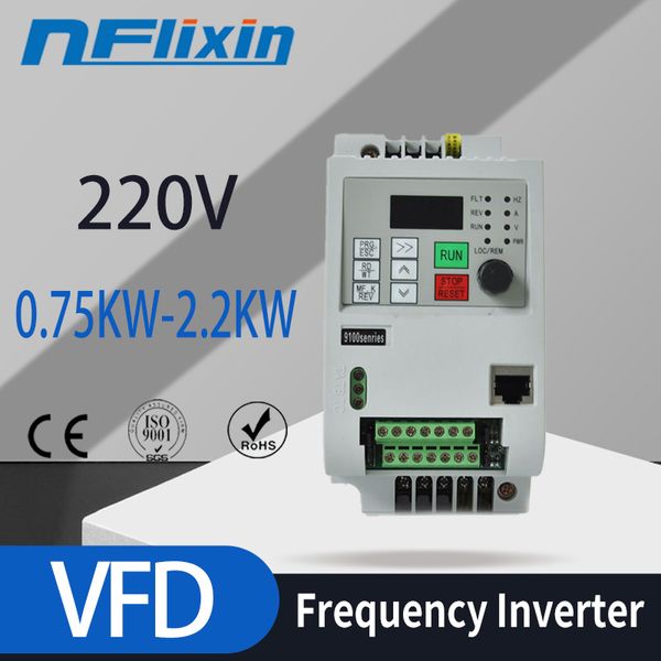 Para Europa, entrada de 1 fase y convertidor de frecuencia de salida 3 fase/ motor de motor de CA/ VSD/ VFD/ 50Hz Inverter 220 V 2.2kW-5.5kW