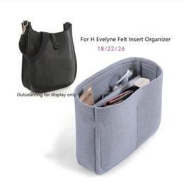 Bolsa organizadora de fieltro para sillín Evelyne, bolso de maquillaje, organizador de viaje, bolso interior, moldeador de base cosmética portátil para neonoe