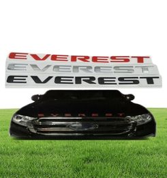 Pour l'Everest Car Front Head Emblem Logo Autocollant lettres Bage Lettres à la plaque signalétique 3785730