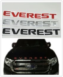 Per Everest Car Front Head Emblem Logo Adesivo Bage Lettere Targhetta Decalcomanie9778631