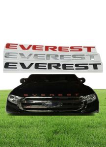 Voor Everest Car Front Head Emblem Logo Sticker Bage Letters Naam typeplaatsende stickers4531910