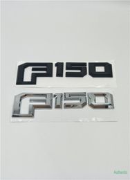 Voor F150 F-150 Achterklep Deksel Embleem Zwart/Zilver Logo Badge Teken Naambord8432891