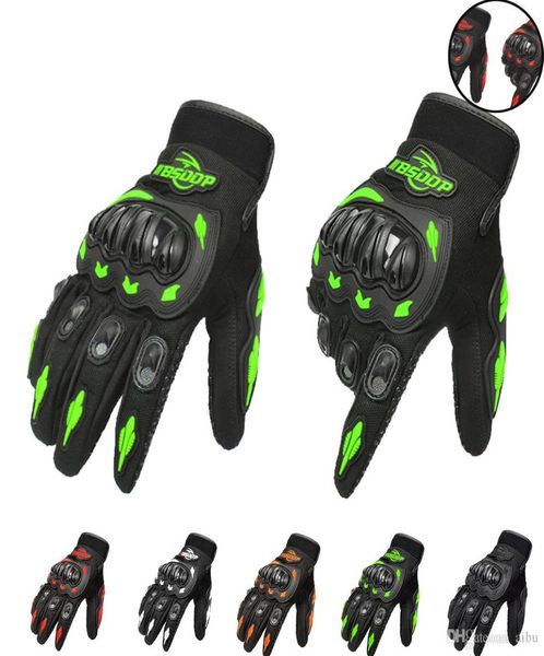 Pour la mode Gants de moto à doigt complet Motocross Luvas Guantes Green Orange Moto Protective Gears Glove for Men 6736398