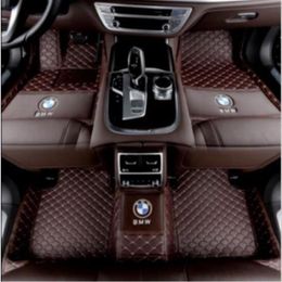 Para ajuste para BMW Serie 3 E90 E92 E93 2005-2011 alfombrillas personalizadas de lujo para coche mat259R