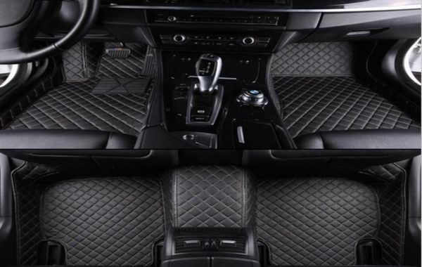Pour Nissan Altima Maxima GTR Kicks Rogue Sentra 20122020 coussin de pied de voiture personnalisé de luxe facile à nettoyer tapis de sol imperméables9696966