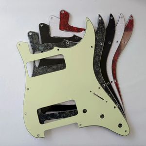 Voor Fit ST P90 2 Pickup Strat Guitar Pickguard vervangende onderdelen met montageschroeven 3 -planten