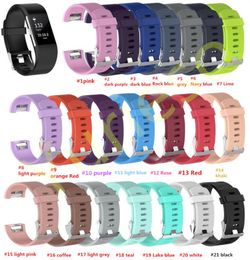 voor Fitbit Charge 2, zachte comfortabele Charge 2 vervangende band voor Fitbit Charge 2 Sportaccessoire Fitnessarmband Klein Groot