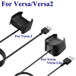 Pour Fitbit Versa Fitbit Versa Lite Versa 2 Remplacement de la version officielle Versa2 Cradion Cradle Dock USB Data Cable Base de bureau CH2656999