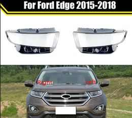Voor Ford Edge 2015-2018 Koplamp Shell Lamp Shade Maskers Transparante deksel koplamp Glazen koplampafdeklens.