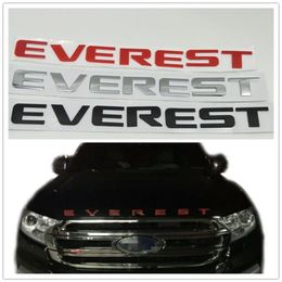 Voor Ford Everest Auto Voor Hoofd Embleem Logo Sticker Bage Letters Naambord Decals289e