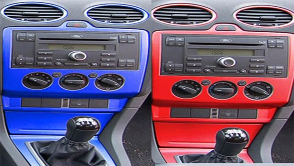 Para Ford Focus 2005 2008 pegatinas autoadhesivas para coche 3D 5D pegatinas y calcomanías de vinilo de fibra de carbono para coche accesorios de estilo de coche 4631798