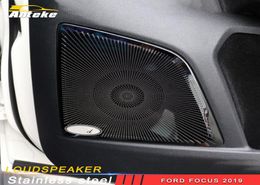 Para Ford Focus 2018 2019 Autling Puerta de estilos de la puerta de altavoces de altavoces cromados altavoces de altavoces de altavoces de altavoces accesorios interiores24666512