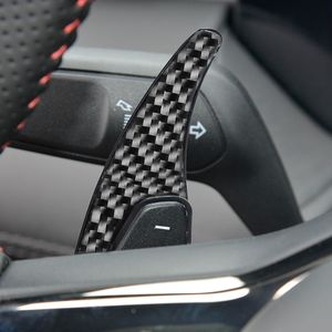 Palette de changement de vitesse pour volant, Patch de garniture intérieure, sport étendu, ABS, Fiber de carbone, pour Ford Focus Active Ecosport Kuga Escape