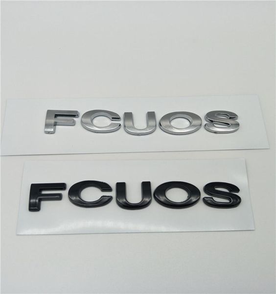 Pour Ford Focus emblème coffre arrière Logo Script lettres Badge autocollants Auto accessoires 7669132