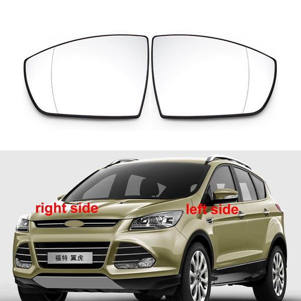 Pour Ford Kuga 2013-2019 accessoires de voiture rétroviseurs latéraux extérieurs lentille réfléchissante rétroviseur lentilles verre avec chauffage 1 pièces